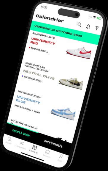calendrier sorties sneakers application whentocop
