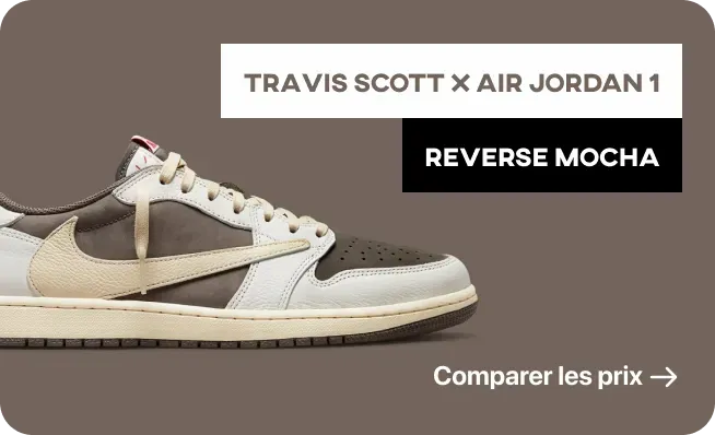 Card Slider Comparator Travis Scott Air Jordan 1 Reverse Mocha