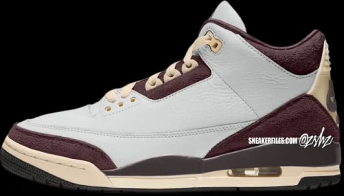 A Ma Maniére x Air Jordan 3 Burgundy Crush FZ4811-100