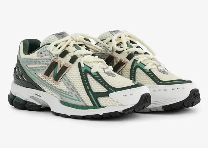 New balance blanche et dore top