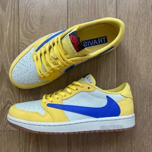 Travis Scott x Air Jordan 1 Low OG Canary DZ4137-700