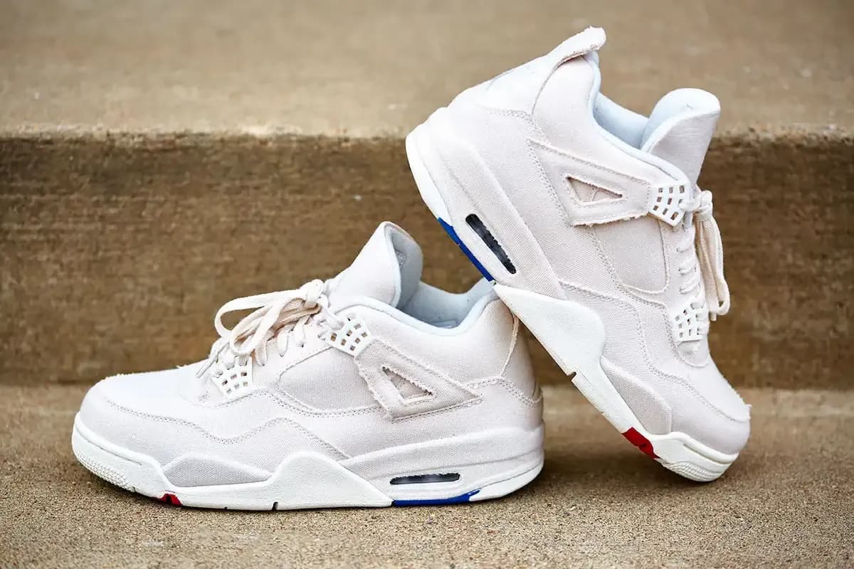 air jordan 4 retro wmns black canvas