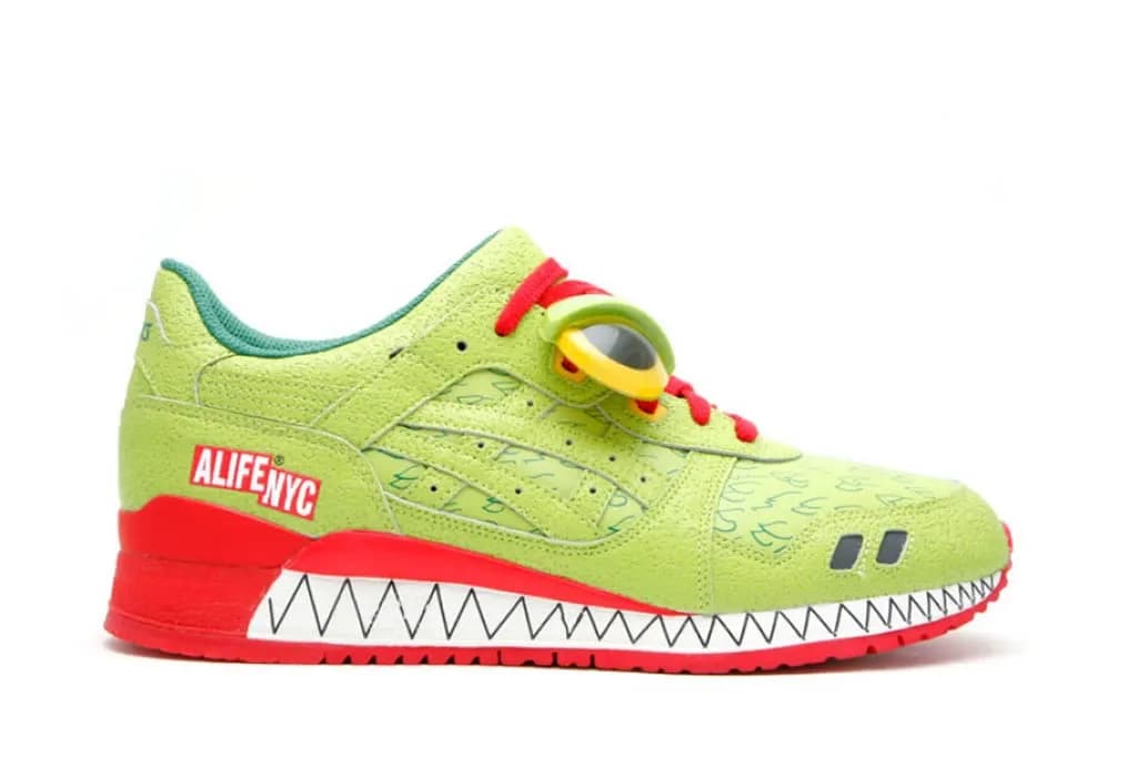 alife asics gel lyte 3 green monster HJ72F-85