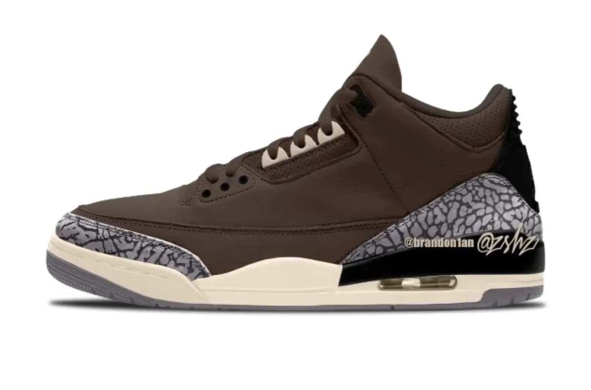 air jordan 3 brown cement CT8532-200