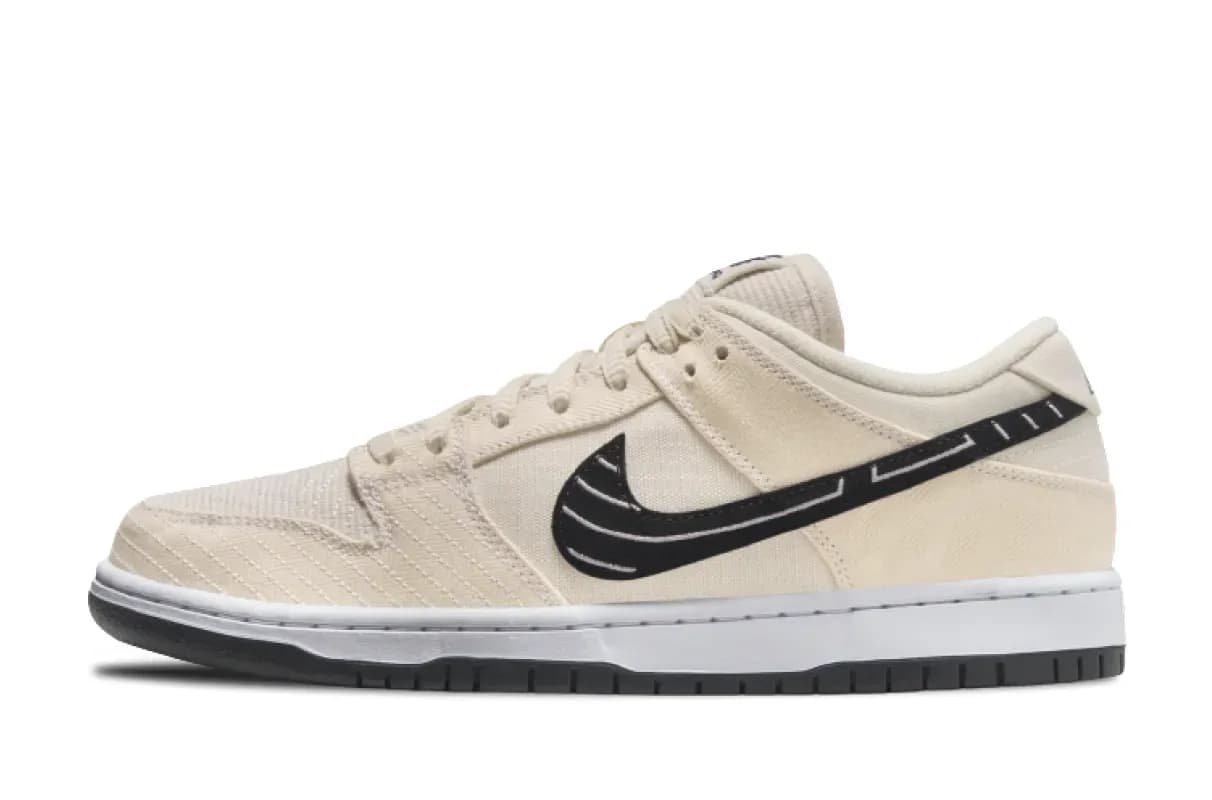 albino preto nike sb dunk low pearl white fd2627-200