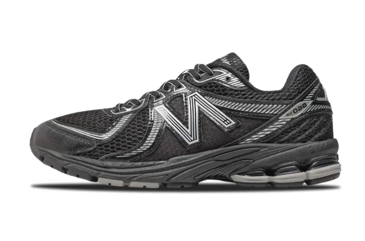 New Balance 860V2 Black Silver ML860XC