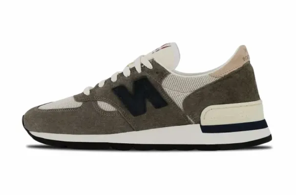 New Balance 990V1 Made In USA Cream Olive M990WG1