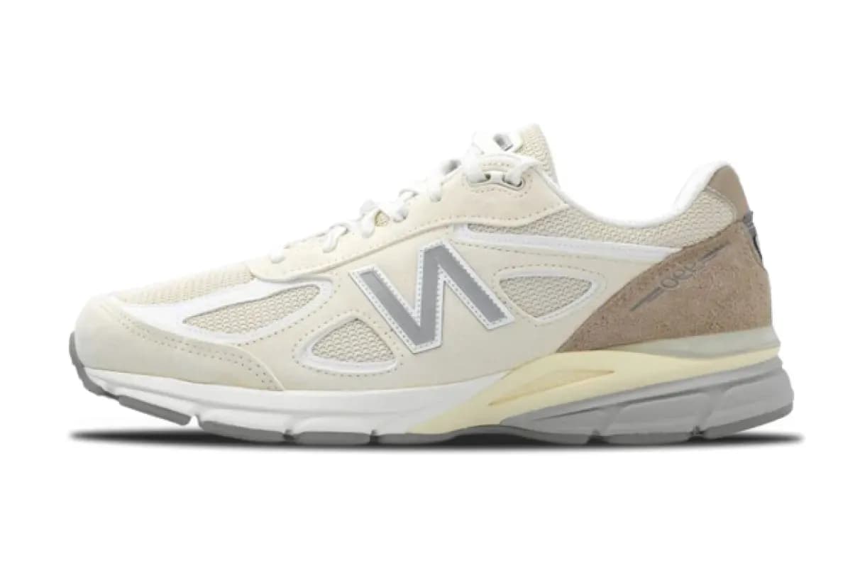 new balance 990v4 made in usa white cream U990TE4