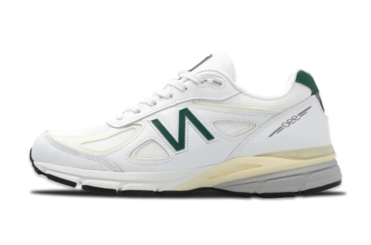 new balance 990v4 made in usa white green U990TC4