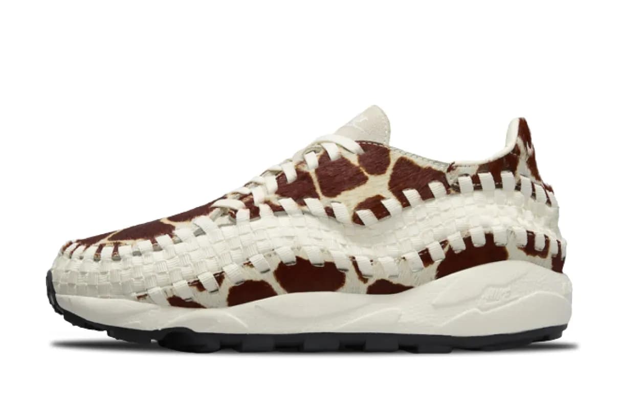 nike air footscape woven cow print FB1959-100