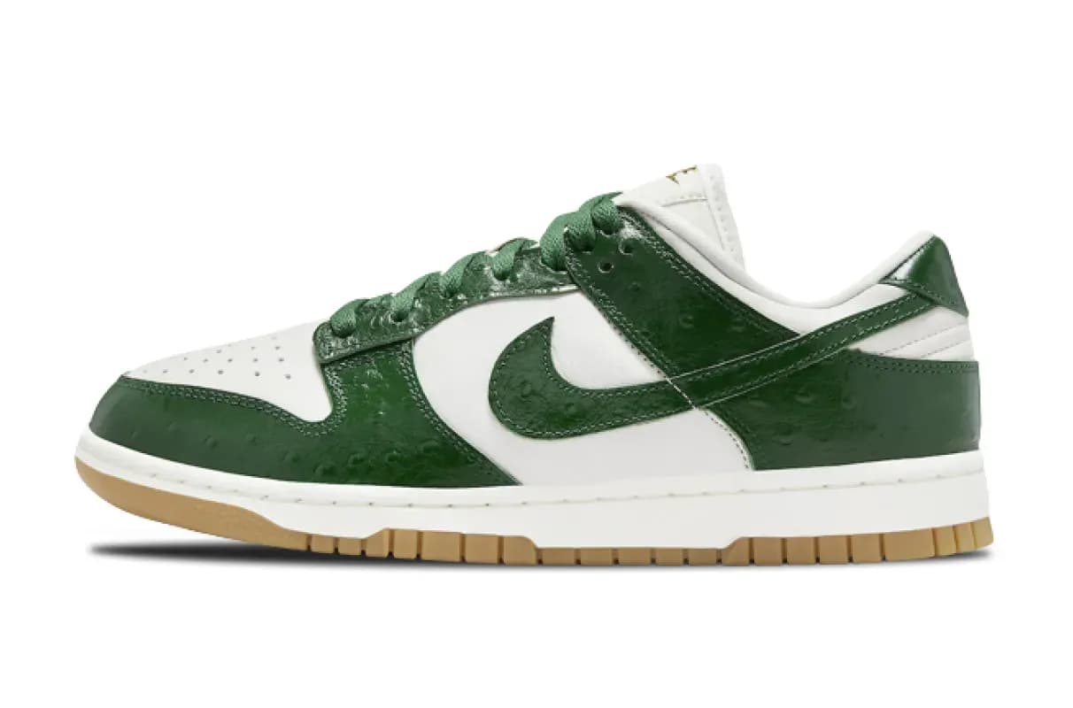 nike dunk low green ostrich FJ2260-002