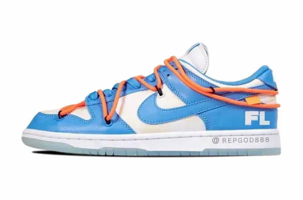Off-White x Futura x Nike Dunk Low UNC
