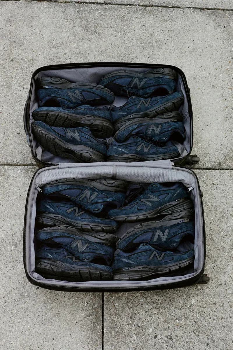 jjjjound new balance 990v4 dark navy M990JJ4