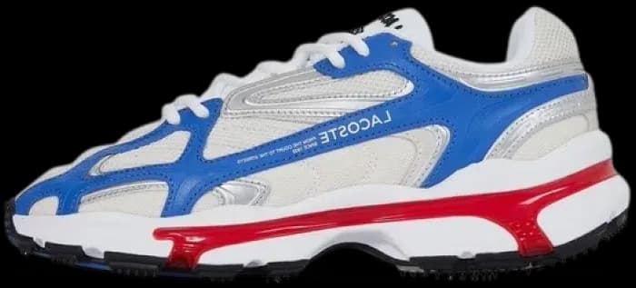 lacoste l003 2k24 white red blue 47SMA0013-5T9