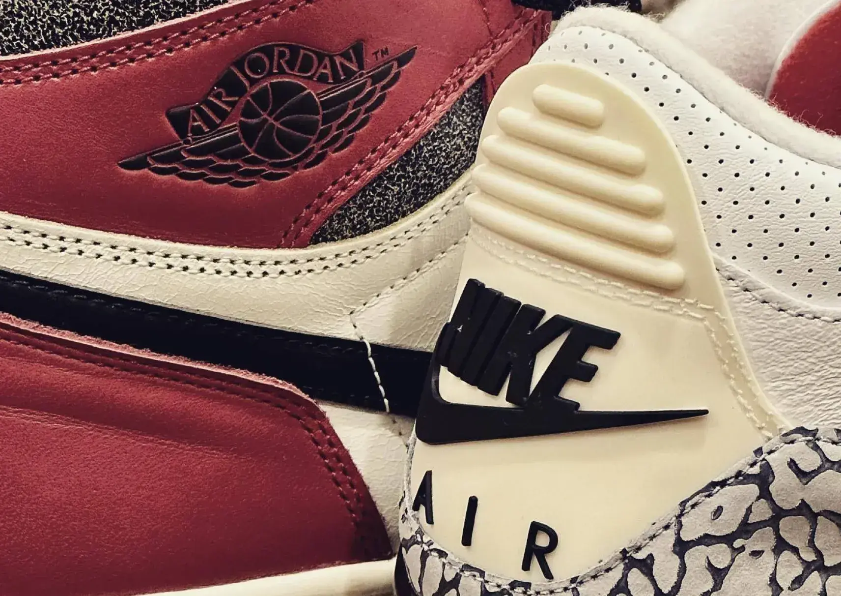 Air Jordan 1 Lost and Found Air Jordan 3 White Cement