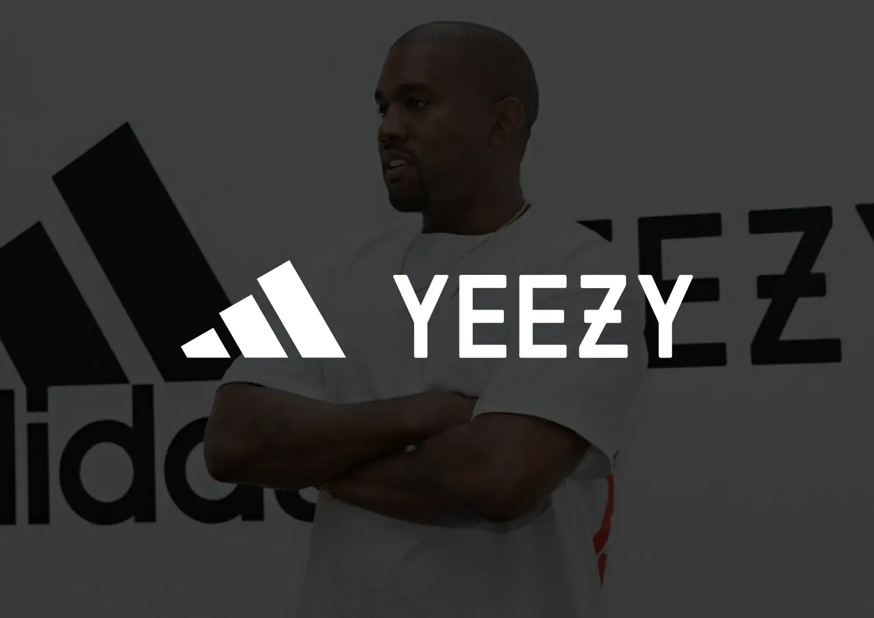 large visual yeezy adidas
