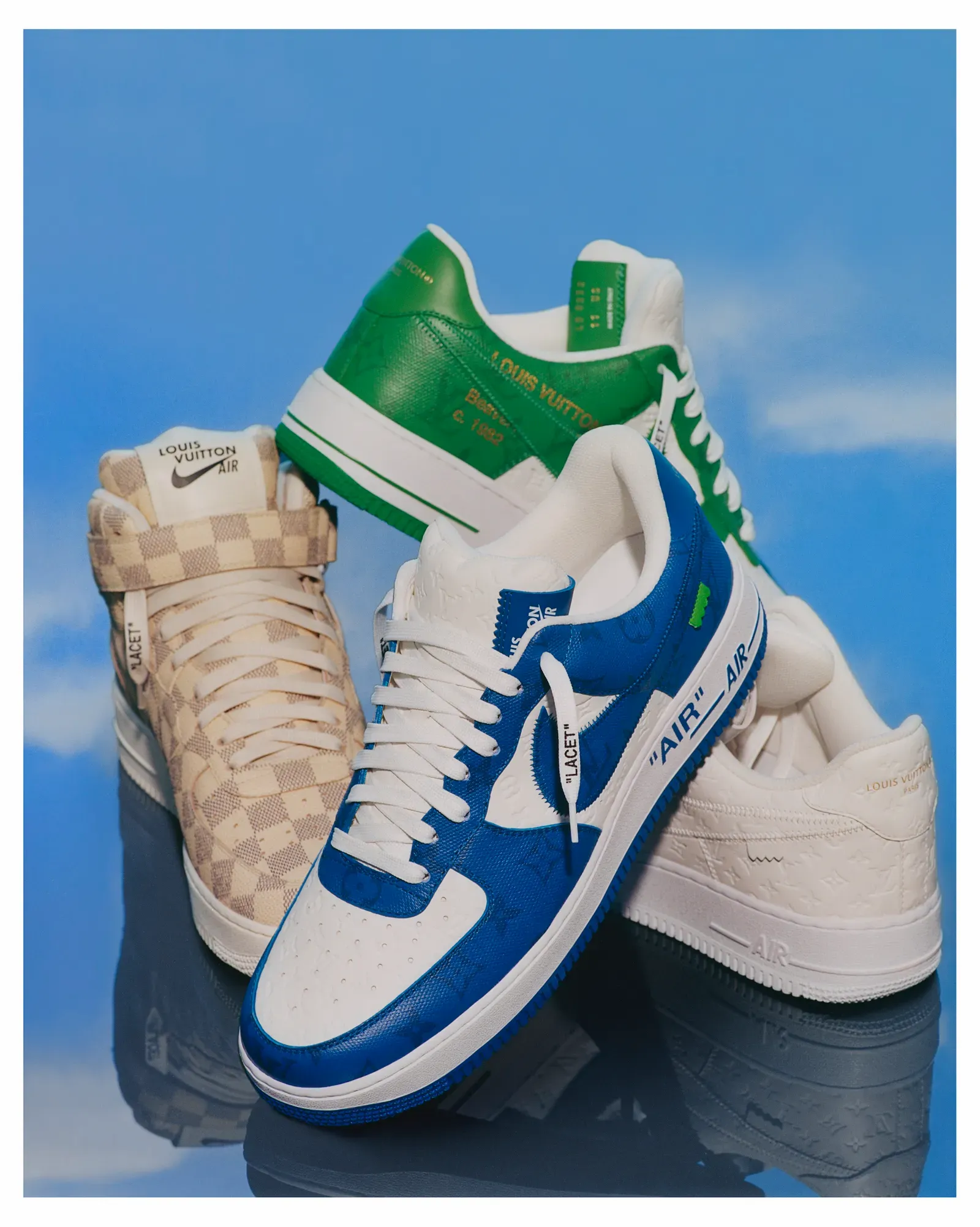 louis vuitton air force 1 bicolore exposition