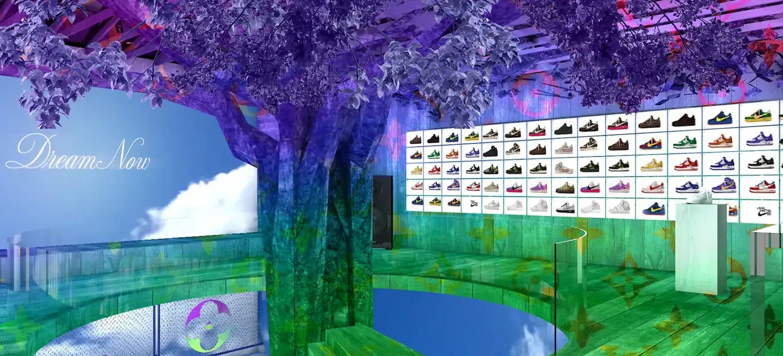 louis vuitton air force 1 exposition new york