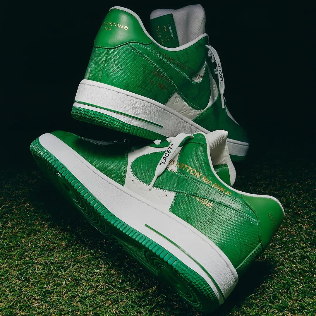 louis vuitton nike air force gym green 1A9V9U
