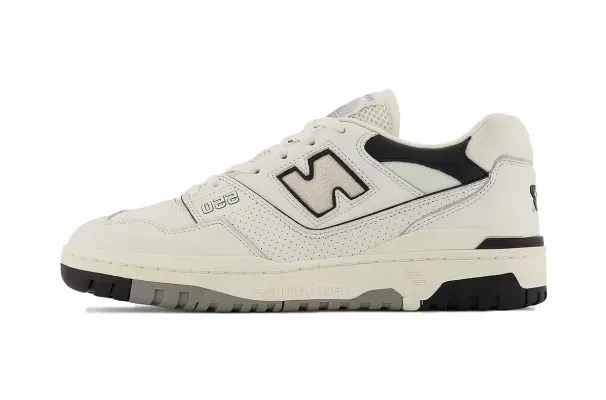 New Balance 550 Cream Black BB550LWT