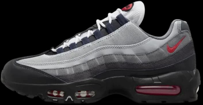 Air max 95 2025 grise et rouge