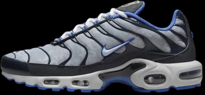 Air max plus grey and blue sale