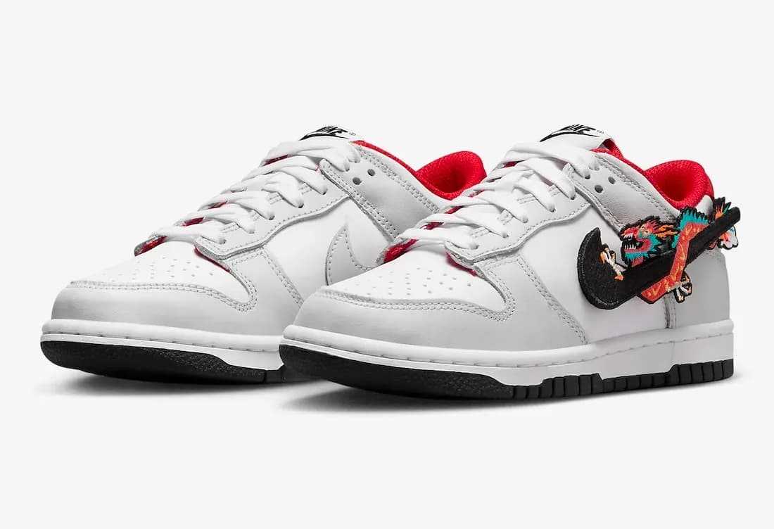 nike dunk low gs year of the dragon FZ5528-101