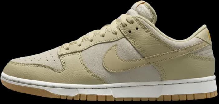 nike dunk low khaki suede gum
