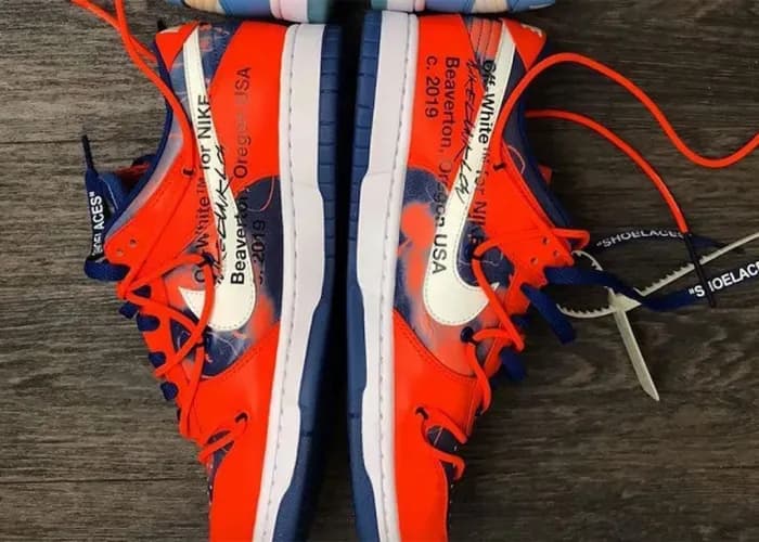 O et quand cop les Off White x Futura x Nike Dunk Low