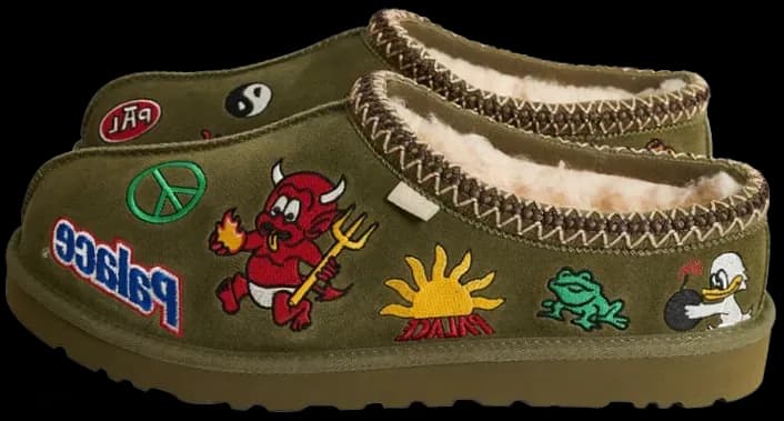 palace-ugg-tasman-slipper-green-suede.webp