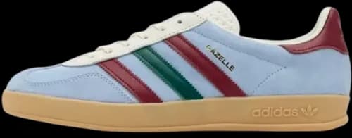 image de Adidas Gazelle Indoor Blue Dawn Burgundy IG4994