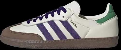 image de Adidas Samba OG White Purple Green ID8349