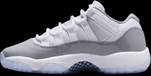 image de Air Jordan 11 Low GS Cement Grey 528896-140