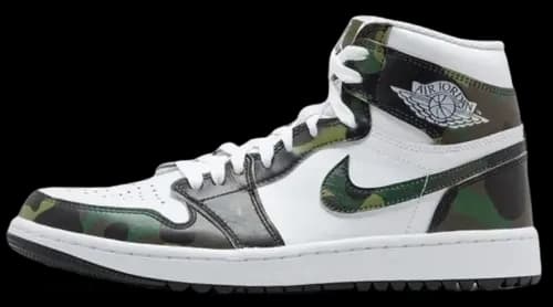 image de Air Jordan 1 High Golf Camo Dq0660 300