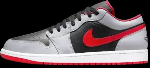 image de Air Jordan 1 Low Black Grey Red 553558-060