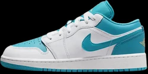 image de Air Jordan 1 Low GS Aquatone 553560-174