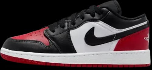 image de Air Jordan 1 Low GS Bred Toe 2.0 553560-161
