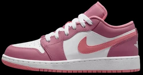 image de Air Jordan 1 low GS Desert Berry 553560-616