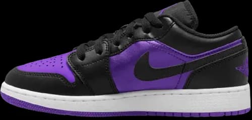 image de Air Jordan 1 Low GS "Purple Black" 553560-505