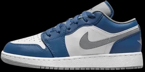 image de Air Jordan 1 Low GS True Blue 553560-412