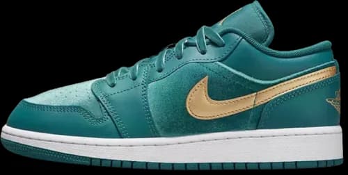 image de Air Jordan 1 Low GS Velvet Geode Teal FB9896-300