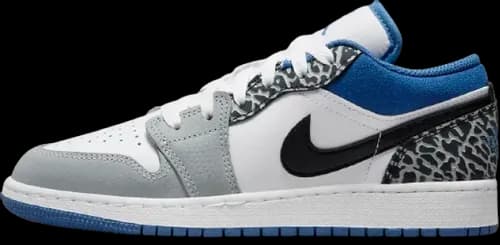 image de Air Jordan 1 Low SE GS True Blue DQ2514-140