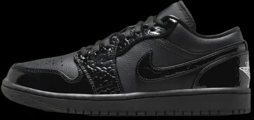 image de Air Jordan 1 Low Wmns Black Croc Hj7743 010