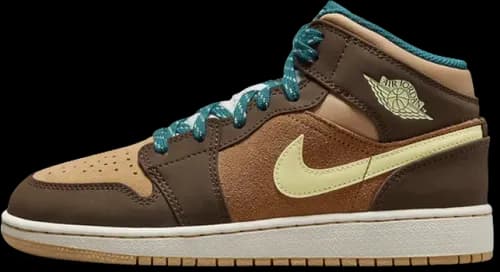 image de Air Jordan 1 Mid GS "Cacao Wow" DZ6335-200