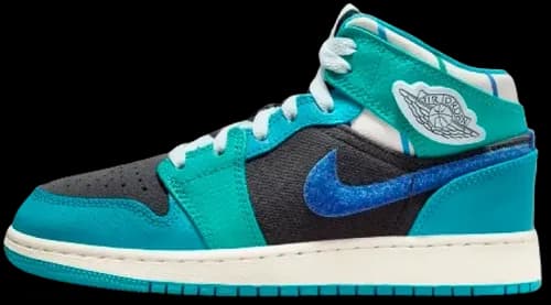 image de Air Jordan 1 Mid Gs Glacier Blue Fj9482 004