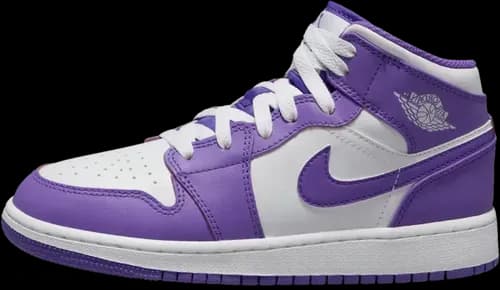 image de Air Jordan 1 Mid GS "Purple Venom" DQ8423-511