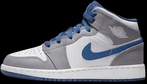 image de Air Jordan 1 Mid GS True Blue DQ8423-014