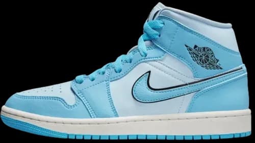 image de Air Jordan 1 Mid Iced Blue DV1302-400