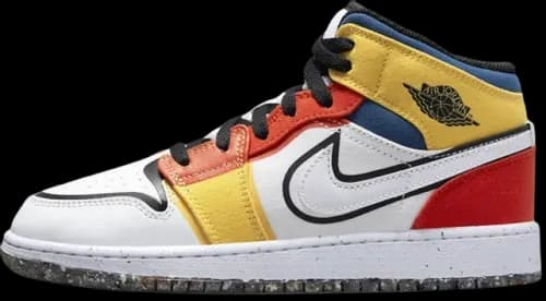 image de Air Jordan 1 Mid SE GS Multicolor DV1316-100