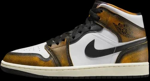 image de Air Jordan 1 Mid SE Orange Wear-Away DQ8417-071